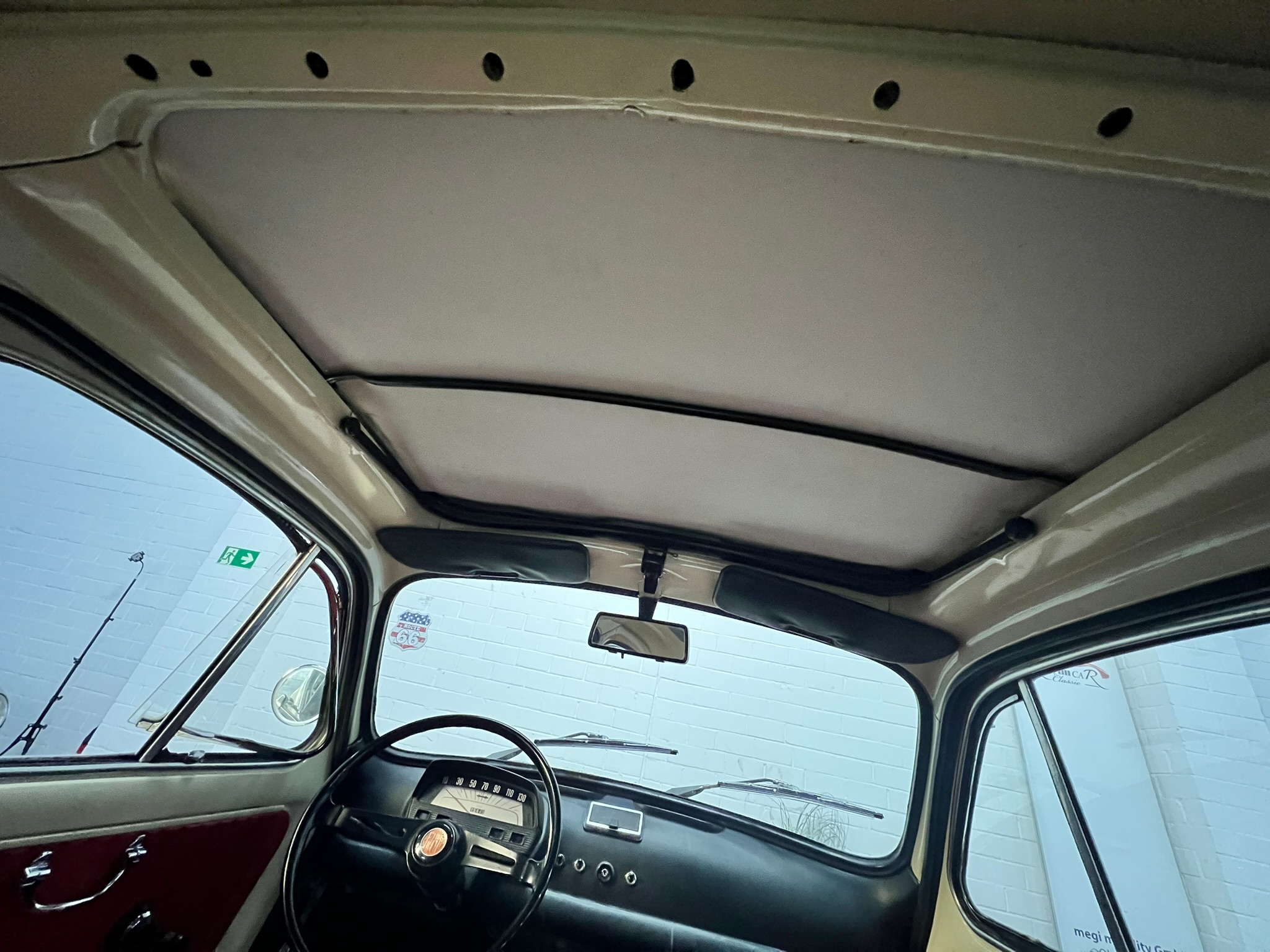 
								Fiat 500 Lusso mit Faltdach, TÜV neu full									